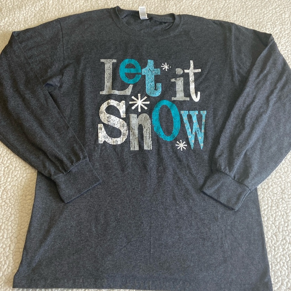 Let it snow long sleeve tee